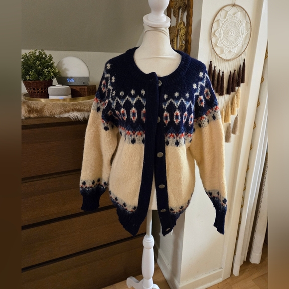 Vintage Norlender Norwegian wool sweater - Picture 2 of 6